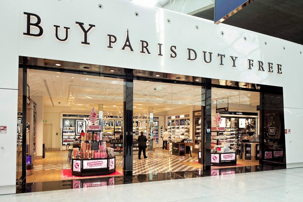 Duty-Free Shopping in Terminal 2E at CDG Airport France, Paris