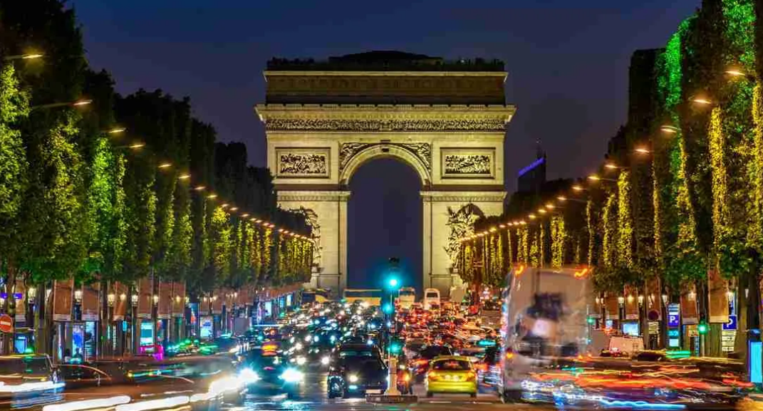 Walk Along The Champs Elysees